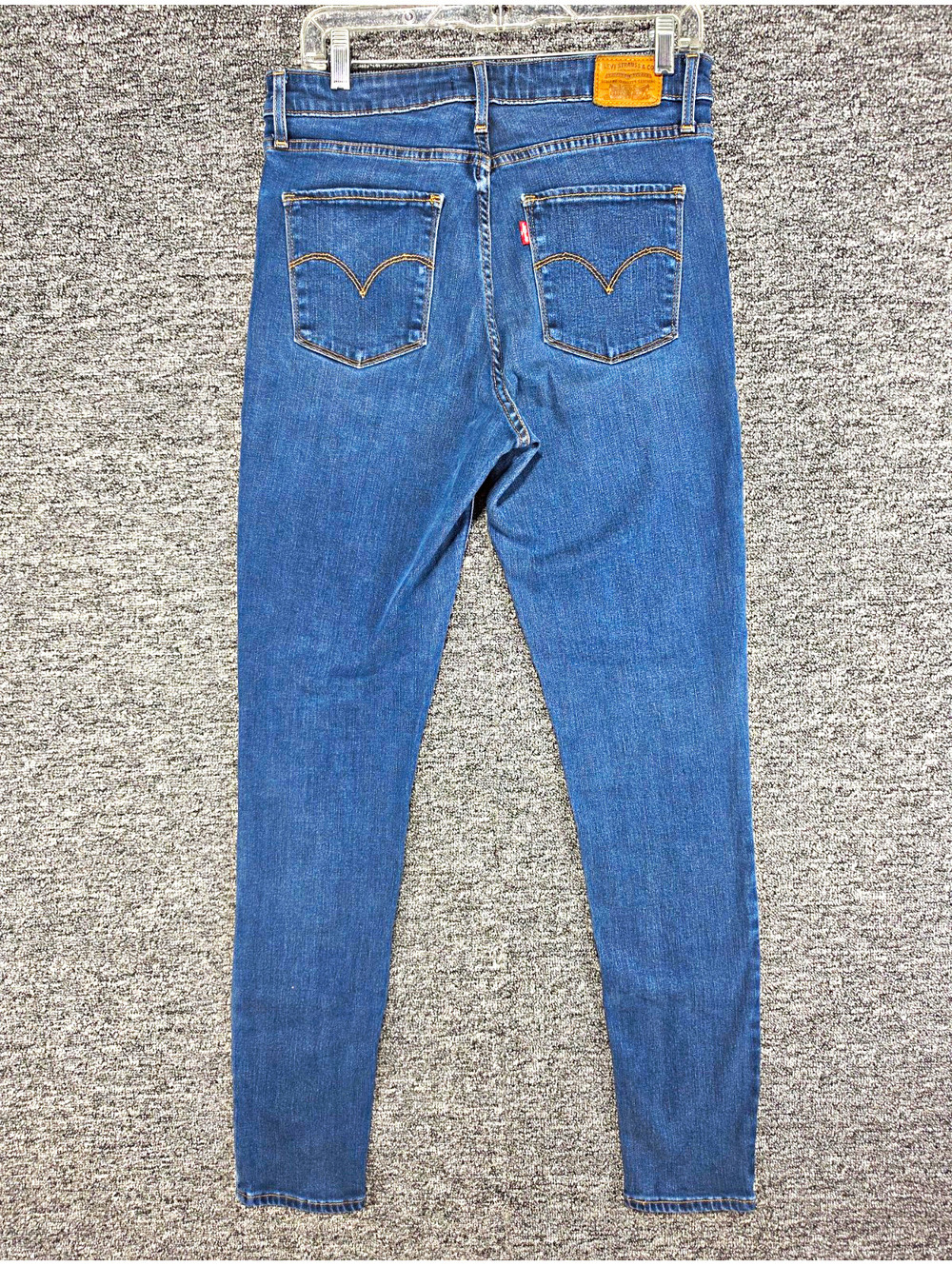 Levi's Women's Big Letter E Jeans 721 High Rise Skinny Size 30
